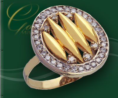 Купить кольцо &quot;Голд мастер&quot; 0312 золото 585° goldmaster.in.ua